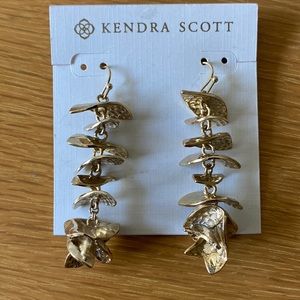 Vintage 2012 Kendra Scott Gold Drop Earrings